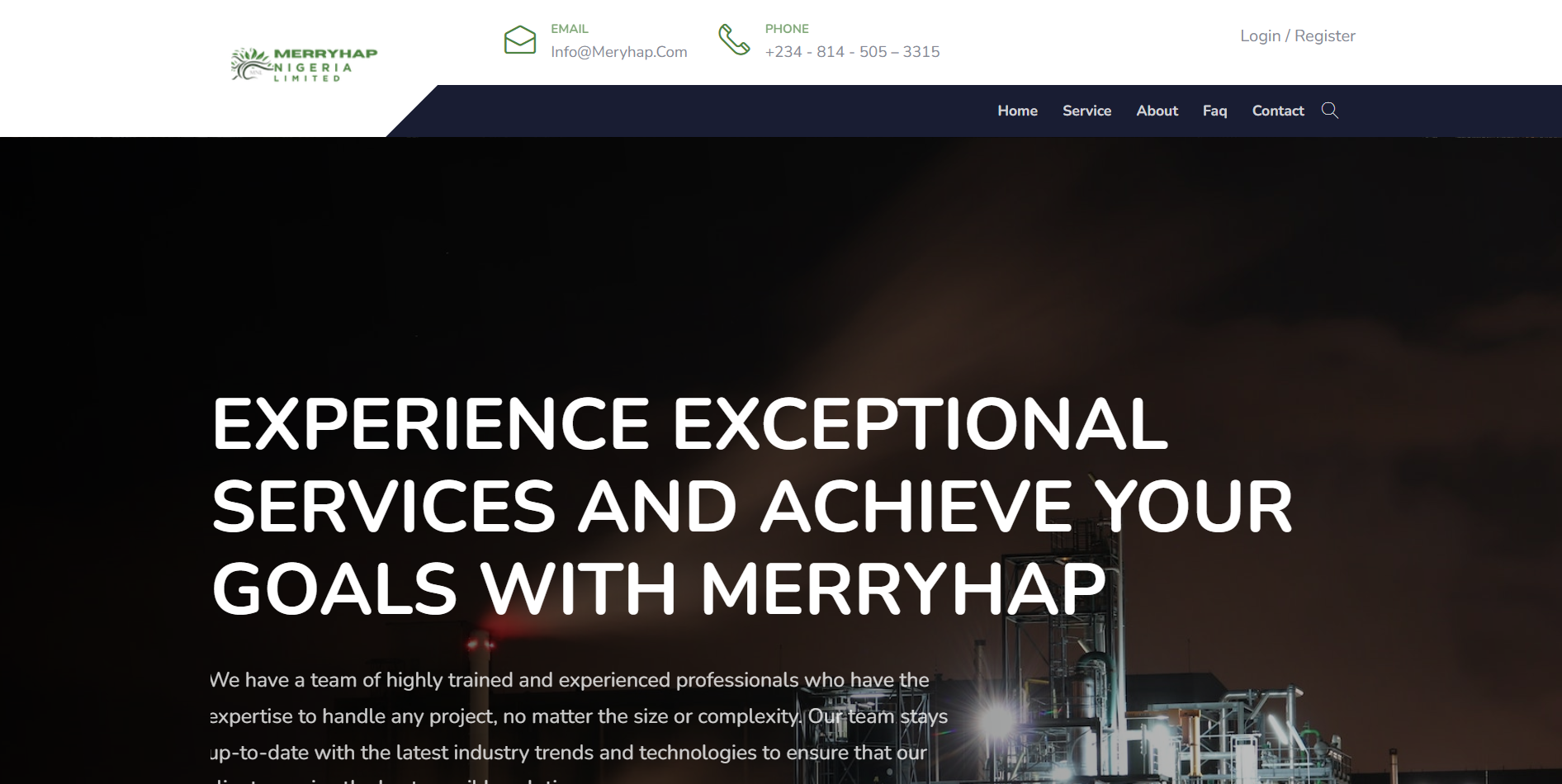 MerryHap Corporate Website